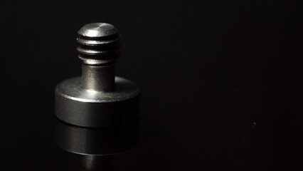 Obraz na płótnie Canvas close up of a screw