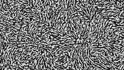 Beautiful black and white abstract square geometry pattern
