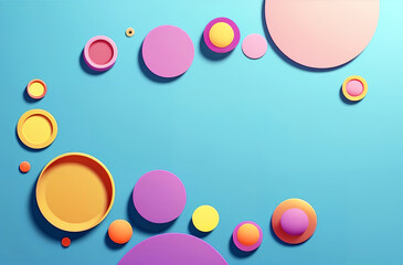 bright colorful background for layout. geometric shapes