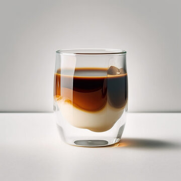 Coffee Glass White Background