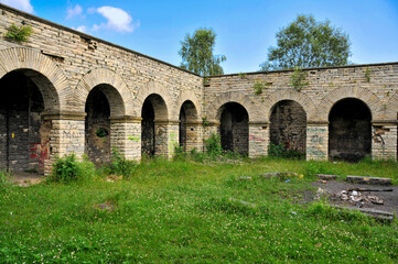 Fototapeta na wymiar Totenburg Nazi mausoleum in Walbrzych, Lower Silesian Voivodeship, Poland