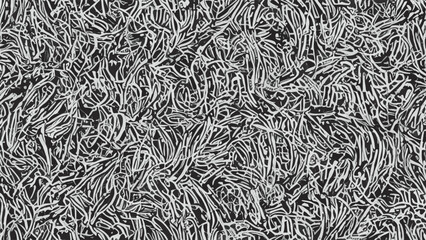 Chic monochrome abstract transparent mix of geometric shapes pattern