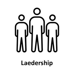 Leader, leadership  Vector Icon which can easily modify or edit

