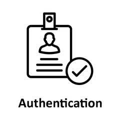 Approved, authentication Vector Icon Fully Editable

