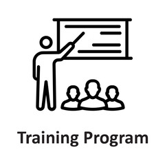 Meeting, presentation Vector Icon which can easily modify or edit

