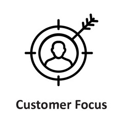 Audience, customer focus Vector Icon which can easily modify or edit

