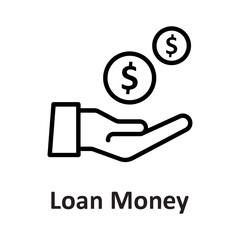 Credit, lending Vector Icon which can easily modify or edit

