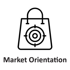Market orientation, marketing Vector Icon which can easily modify or edit
