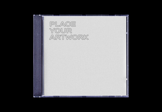 CD Disc Cover Case ROM Data Mockup Template