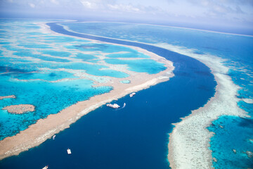 Channel through Hardy Reef
