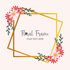 Floral Frame Background