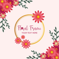 Floral Frame Background