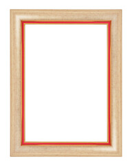 Wooden frame.