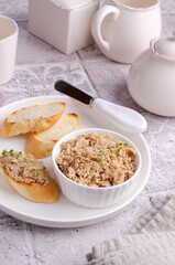 Fish pate with bread