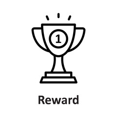 Achievement, award Vector Icon

