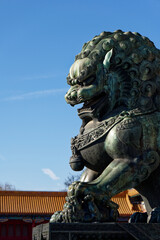 23.01.02.The Forbidden City in Beijing, China, in a sunny day of new year.