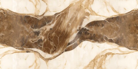 Natural marble finish surface with a brown marble design and onyx design. Generative AI