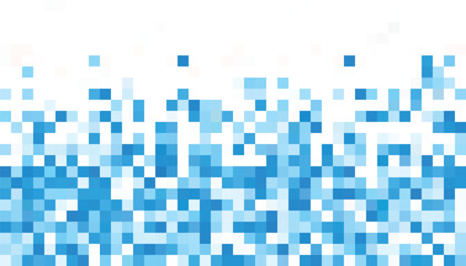 Abstract geometry square white and blue background pattern. vector illustration.