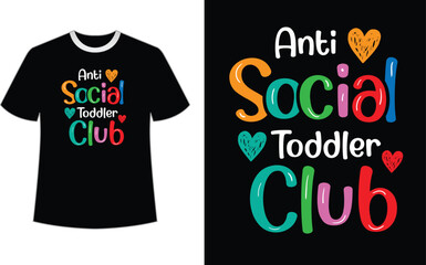 lettering Kid T-shirt Designs Template