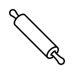 rolling pin icon vector design template in white background