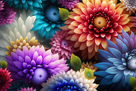 Premium AI Image  floral hd wallpapers HD 8K wallpaper Stock Photographic  Image