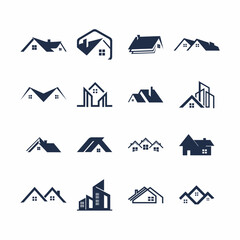 Set of  real estate icons Free Vector