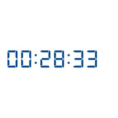 Digital clock icon vector design illustration.