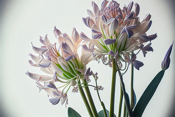 Hyacinth Flowers, Illustration, Generative AI