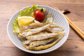 わかさぎの唐揚げ