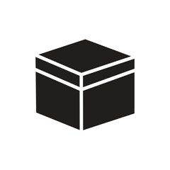 cardboard box ,icon, vector ,illustration, design logo, template, flat, style trendy, collection