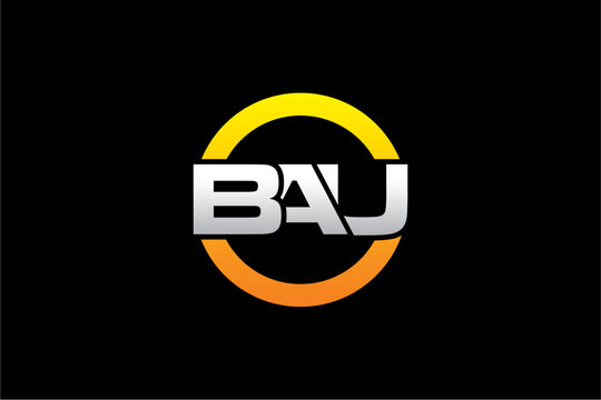 bau creative letter logo design vector icon illustration