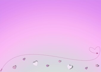 Abstract pink backdrop, valentine day texture. Layout for the design of greeting cards for the holidays of lovers. Space for text.