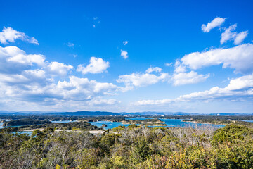 Fototapeta na wymiar landscape with sky in Mie Prefecture