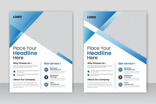 Flyer design. Business brochure template. a4 size vector illustration. Template vector design for Brochure, Annual Report, Magazine, Poster, Corporate Presentation, Portfolio, Flyer, layout