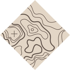 Topography Map Vector