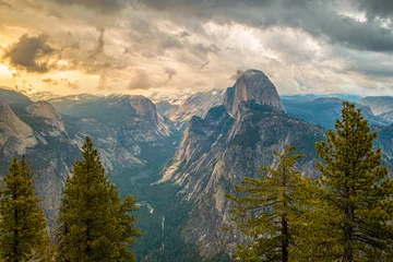 Afwasbaar behang Half Dome Yosemite National Park