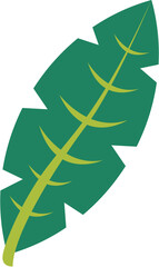 Fototapeta premium Vivid Leaves Element Vector