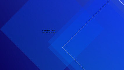 Square blue geometrical abstract background. Geometric square background in smooth gradient style. Use for banner, website cover, print ads.