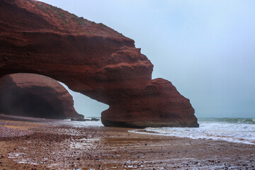 Mistical photo of popular tourist destination in Africa