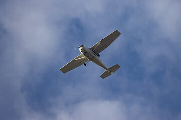airplane in the sky