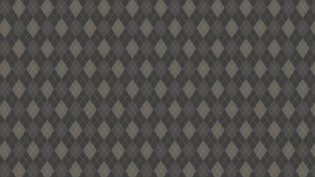 Argyle checkered background animation(adult)
