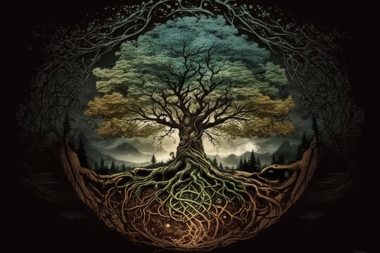 Yggdrasil, the name of the tree of life in Norse mythology. The world tree or the tree of the world is another name for several locations. Generative AI