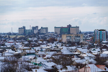 The urban landscape of Dzhankoy. Crimea