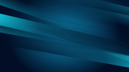 Dark blue glossy stripes abstract geometric corporate background