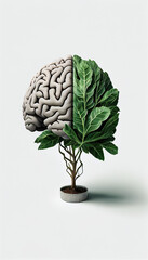 tree with brain