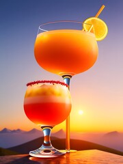 a tequila-sunrise-