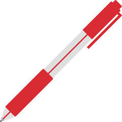 赤インクボールペンのアイコン