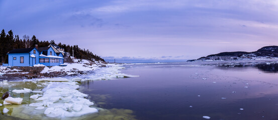 Tadoussac, a beautiful coastal village on the north coast of Quebec.