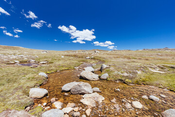 Snowy River in Kosciuszko National Park Australia