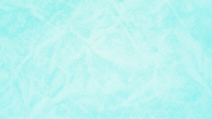 Texture of light blue grained leather as a background. Natural material, top view.